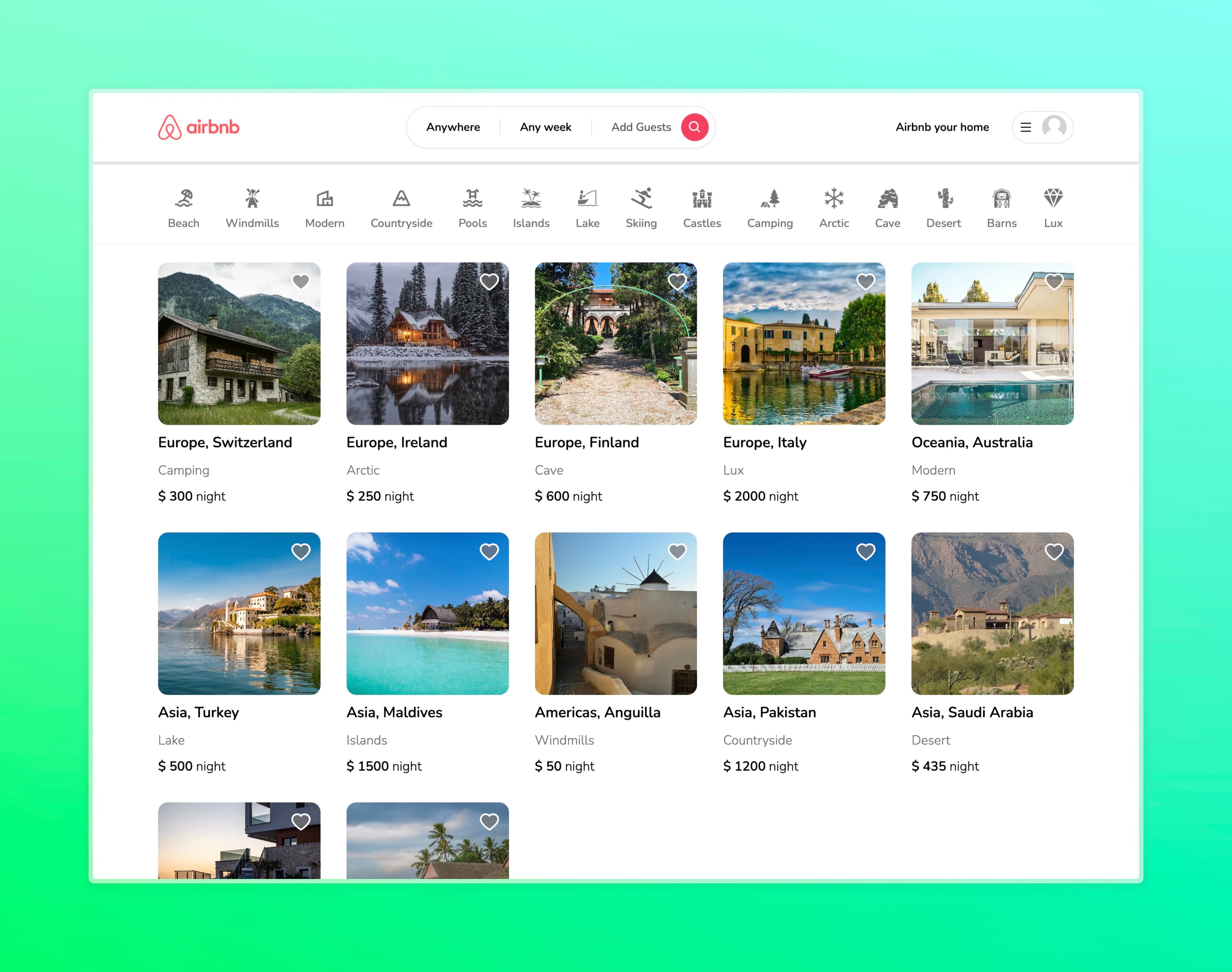 Airbnb Clone